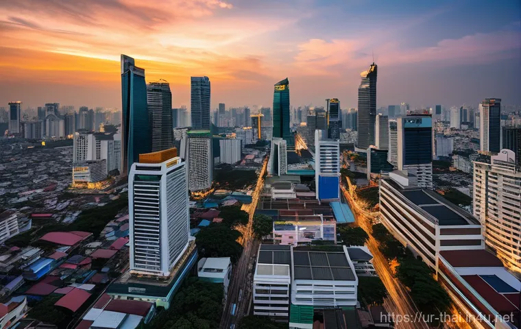 태국의 최신 정치 이슈 - **"A visually striking depiction of the complex and uncertain landscape of Thai politics. The image ...