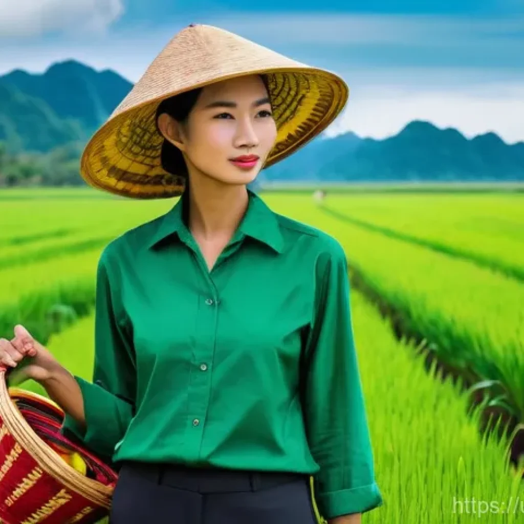 태국의 수출 품목 - **Prompt: Bountiful Thai Harvest & Smart Agriculture**
"A vibrant and picturesque scene showcasi...
