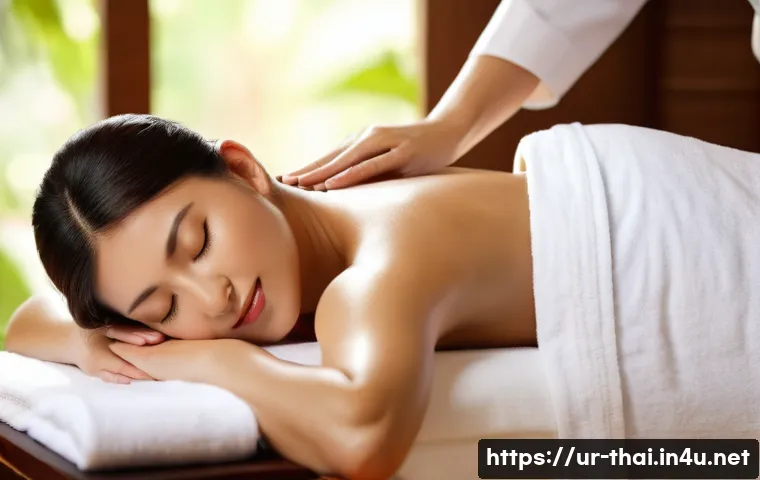 태국의 관광 상품 개발 - **Prompt 1: Serene Traditional Thai Healing Experience**
A realistic, high-definition image capt...